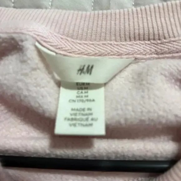 Pink hm sweatshirt pink sweatshirt - Picture 3 of 4